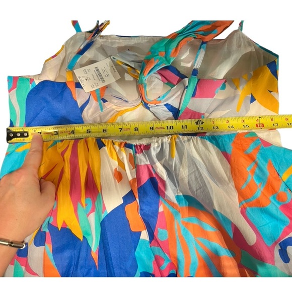 J. Crew Tie-back Tiered Midi Dress - Picture 16 of 16